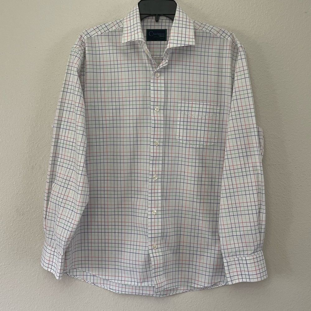 Charleston Threads Men’s Long Sleeve Button Down Size Large - Picture 2 of 5